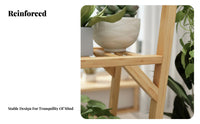 Multi-Tier blossom Pot Stand Easy Assembly Display Shelf Optional casters