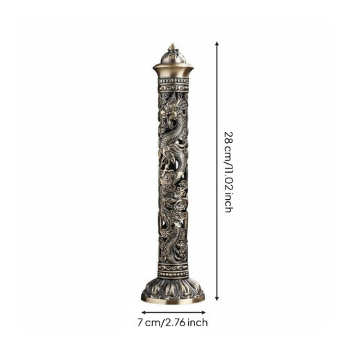 Dragon Carved Scent Burner Chinese Style Dragon Scent Burner Home Decor