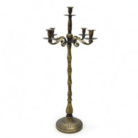 Metal Candelabra Antique Candelabrum Decorative Candle Holder Gothic for Weddings, Mantels