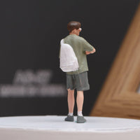 Hand-Painted Male Figurine Casual Clothing Tiny Figurines Miniature