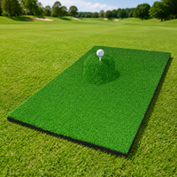 FOAM Golf Practice Mat 1m x 1.25m High-Durability Artificial Turf Golf Training Tool For Home Garden Indoor Outdoor Non-Slip