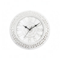 Vintage Round Wall Timepiece Raised Numerals Vintage Wall Timepiece