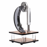 Crystal Geometric Statue Minimalist Crystal Sculpture with Base Clear Tabletop Ornament for Living Room, Bookshelf