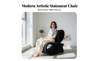 endless Loop Armchair Sculptural shape Accent Chair Flowing Lines Modern Stylish Design for Homeowners, Living Room