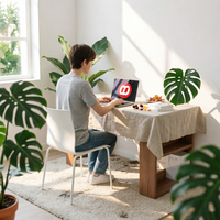 Corner-Shapedd Desk with Storage Single-Unit Multi-Functional Computer Table Modern Design & Aesthetic Adaptable Configuration