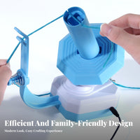 Electric Yarn Winder Hands-Effortless Function Automatic Ball Winder Time Saving