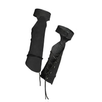 Bracers with Lace-up Closure LARP Arm Guards with Side Laces Arm Guards with Metal Eyelets Halloween Protective Gear Lightweight