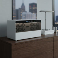 Drawer Watch Winder Biometric Lock Automatic Watch Winder Leather Finish Lockable for Wardrobe, Home
