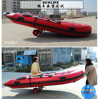 Foldable Two-Wheel Cart for Kayaks and Inflatable Boats