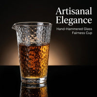 Hammered Glass Gong Dao Bei Tea Server, 201-300ml