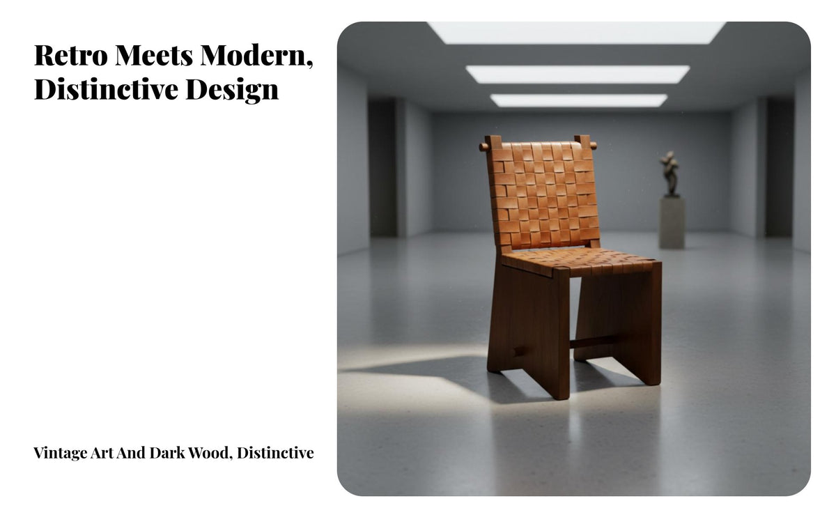 20th-Century20th-Century-1900s Modern Woven Strap Armchair signature design Lounge Chair Retro Aesthetic Indoor Seating long-lasting for Interior Design aficionados, Homeowners, Adults, Living Room, perusing alcove, Bedroom, Home Office
