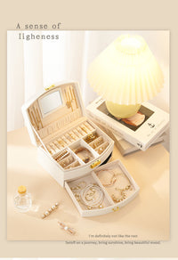 European Style 3-Layer PP Jewelry Box with Anti-Oxidation Function