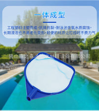 泳池小尖网 搭配1米铝合金伸缩杆浅水捞网捞垃圾树叶网兜清洁配件