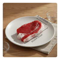 Realistic Meat Prop High-Intricate Artificial Raw Meat Long-Lasting PVC Material