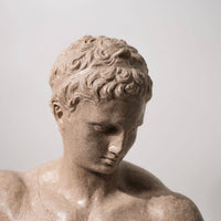 Bust on Stand Tall Classical Bust Statue Ancient for Living Room, Shelf Display