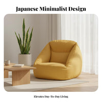 Segmented Single-Person Couch Removable and cleanable Cover for Living Room, Dorm
