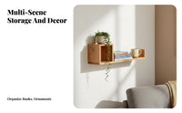 interwoven lattice Shelf Japanese artistic and design mural Decoration Space-Saving