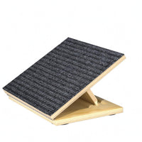 Adjustable Wooden Dog Ramp Non-Slip Surface Adjustable Incline Ramp Light Wood Animal Support for Small Pets, Dogs, Stairs