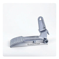 Aluminum Tire Changer Pedal Plate Easy to Install Pedal Plate with Bracket Grippy Lightweight for Auto Repair Shops
