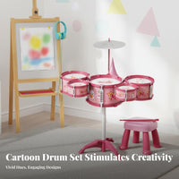 Kids Drum Set Early Education Toddler Jazz Drum Kit for Playtime, Toddlers, Boys