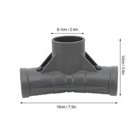 Plastic Pool Frame Connector Reinforced Outdoor Equipment Ribbed