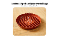 Lattice Pattern Drainage Tray Thickened Round Planter Base long-enduringing for Living Room