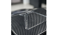 Precision Fit Carbon Fiber Fuel Lid Sticker 3K Twill Weave Carbon Fiber Gas Cap Cover High Gloss Finish Fuel Reservoir Door Protector Resistant for Lexus Owners, Auto Detailing
