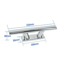 316 Stainless Steel Cleat Hollow Base Dock Cleat Polished Finish Yacht Rope Tie down for Docks, Yachts, Marinas