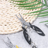 Multi-Functional Fishing Pliers Lightweight Lure Pliers Non-Slip Grip Long Nose for Anglers
