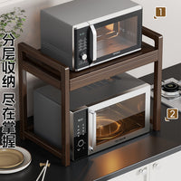 Kitchen Countertop Storage Rack for Microwave and Cookware