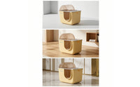 Enclosed Litter Box Large Litter Box with Hood Included for Apartments