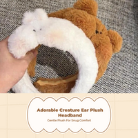 Cute Plush Headband for Kids, Girls, Birthday, Daily Wear