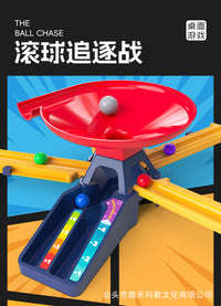 Children's Educational Ball Track Game - Interactive Tabletop Toy for Two Players