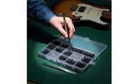 254 Pieces Guitar Screw Kit Multiple Sizes Guitar Strap Button and Screw Set High Hardness for Luthiers, Guitarists