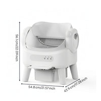 Removable Open-Top Automatic Litter Box Electric Automatic Cat Litter Box Safety Pet Supply Odor Control for Apartment