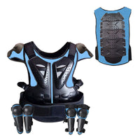 Motorcycle Protective Gear Set for Kids, Knee Pads and Elbow Pads, Skateboarding and Roller Skating