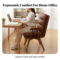 Swivel Armchair Ergonomic Design Upholstered Swivel Armchair Thickly Padded