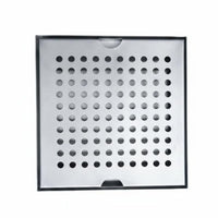 Bar Drainage Tray Raised Edges Stainless Steel Tray Refreshment Area Accessory for Counter