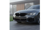 Gloss Black Automotive Kidney Grille Single-Slat Front Kidney Grille OEM Replacement Easy Install for Car Enthusiasts