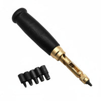 Rotary Leather Punch Replaceable Heads Belt Hole Punch Metal Tip