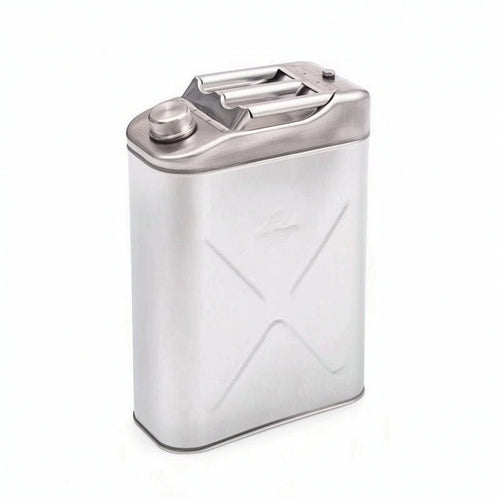 Stainless Steel Fuel Container Leakproof Fuel Can with Flexible Tube Smooth