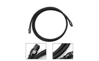 6AN Gearbox Cooler Line Kit Braided Gearbox Cooler Line with Fittings Flexible Black Anodized for Mechanics, Car Builders, Engine Bay