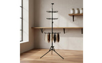 56 Hooks Hair Extension Tripod Stand Multi-Functional Standing Braiding Hair Rack Adjustable Height Floor Standing Hairpiece Holder Easy Assembly for Braiders
