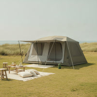 Two-Room Inflatable Roof Tent Quick Setup Tent with Air-Beam Structure Spacious Privacy for Families