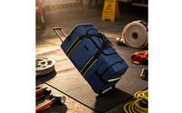 Emergency Equipment Bag with Wheels Heavy-Duty Duffel Bag with Handle Reflective for Firefighters, First Responders, Fire Station