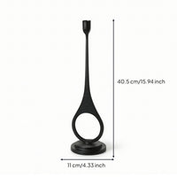Taper Candle Holder Elegant Taper Candlestick Holder Contemporary Candle Stand for Console