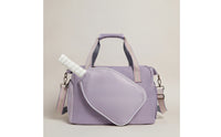 Zippered Pickleball Bag with Shoe Compartment Structured Pickleball Duffel Bag Versatile Handshands-off for Gym Goers