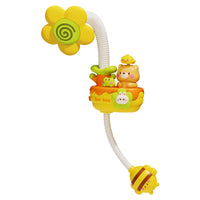 Cartoon Bear Shower Toy for Kids with Sunflower Design