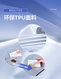 新款TPU免洗吃饭围兜防水防油半身围裙家用厨房做饭护衣围腰定制