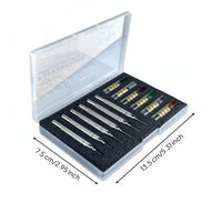 Watch Strap Removal Punch Tool Kit Knurled Pin Remover Easy to Carry Watch Pin Remover for Jewelers, Hobbyists